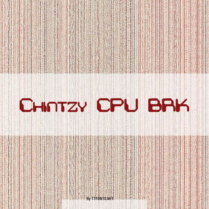 Chintzy CPU BRK example
